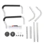 Toilet Safety Rail, Bathroom Toilet Seat Frame, Adjustable Width & Height Fit Most Toilets, Supports 300lbs, Toilet Handles Grab