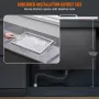 Drop in Ice Chest, 21"L x 17"W x 18"H Stainless Steel Ice Cooler, Commercial Ice Bin with Cover, 40 qt Outdoor Kitchen Ice Bar, 