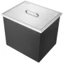 Drop in is Chest, 21 "L X 17" W X 18 "H Rustfrit ståliskøler