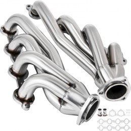 Exhaust Header Set 1 3/4" Exhaust Turbo Headers, Stainless Steel Exhaust Manifold Headers, Shorty Engine Conversion LS Swap