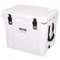 Insulated Portable Cooler, 45 qt, Holds 45 Cans, Ice Retention Hard Cooler with Heavy Duty Handle, Ice Chest Lunch Box for