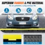 5 PCs Rubber Cable Protector Ramp 98x24x4.5 cm, 2 Channel, 12000 lbs/axle Capacity Heavy Duty Hose Wire Cover Ramp Driveway, Tra