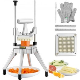 Commercial Vegetable Fruit Chopper 1/4" Blade Heavy Duty Professional Food Dicer Kattex French Fry Cutter Onion Slicer
