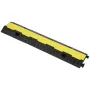 5 PCs Rubber Cable Protector Ramp 98x24x4.5 cm, 2 Channel, 12000 lbs/axle Capacity Heavy Duty Hose Wire Cover Ramp Driveway, Tra