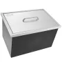 Drop in is Chest, 20 "L X 14" W X 12 "H Rustfrit stål iskøler