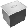 Drop in is Chest, 20 "L X 14" W X 12 "H Rustfrit stål iskøler