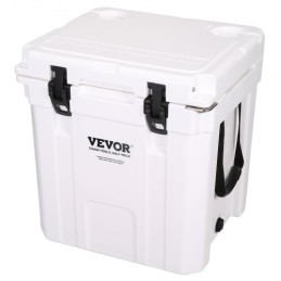 Insulated Portable Cooler, 33 qt, Holds 35 Cans, Ice Retention Hard Cooler with Heavy Duty Handle, Ice Chest Lunch Box for