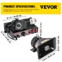 200W Car Warning Alarm Vehicle 7 Sound Loud Warning Alarm Kit MIC System Emergency Fire Siren PA Speaker