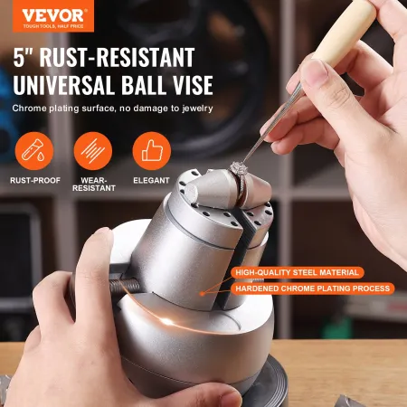 Ball Vise, 5 "Graving Setting Tool, 360â ° Rotation Graving
