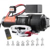 Elektrisk spil, 12V 4500 lb Load Capacity Nylon Rope Winch, IP55 1/4â €  X 39ft ATV UTV Winch med trådløs håndholdt