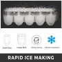 Le Ice Maker bordplade Bullet Ice 12 kg (26 lb)/24 H 2 Cube