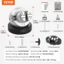 Ball Vise, 5 "Engraving Setting Tool, 360â ° Rotation Engraving