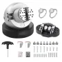 Ball Vise, 5" Engraving Setting Tool, 360° Rotation Engraving Block Vise, 35 PCS Attachment Jewelry Engraving Block Tools Standa