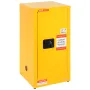 Flammable Safety Cabinet, 60 L, Cold-Rolled Steel Flammable Liquid Storage Cabinet, 46 x 46 x 90 cm Explosion Proof with 2 Adjus