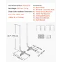 Boat Trailer Guide, 1,1 m Justerbar design Trailer Guide Poles
