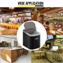 Le Ice Maker bordplade Bullet Ice 12 kg (26 lb)/24 H 2 Cube