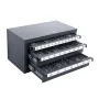 Drill Bit Dispenser Cabinet, tre-skuffe Drill Bit Organizer