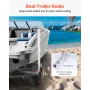 Boat Trailer Guide, 1,5 m Justerbar design Trailer Guide Poles