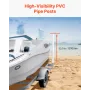 Boat Trailer Guide, 1,5 m Justerbar design Trailer Guide Poles