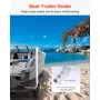 Boat Trailer Guide, 1,2 m Justerbar design Trailer Guide Poles