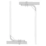 Boat Trailer Guide, 1219.2mm Adjustable Design Trailer Guide Poles, 2PCS High-Hardness Steel Trailer Guide-Ons, Trailer Guides w