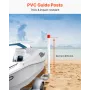 Boat Trailer Guide, 1,17 m med LED Light Trailer Guide Poles
