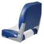 Boat Seat, 18.9" Low Back Boat Seat, Folding Boat Chair with Thickened Sponge Padding and Hinge, Fold-Down Boat Captain Chair