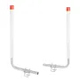 Boat Trailer Guide, 1524mm with LED Light Trailer Guide Poles, 2PCS High-Hardness Steel Trailer Guide-Ons, Trailer Guides with P
