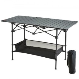 Folding Camping Table, Outdoor Portable Side Tables, Lightweight Fold Up Table, Aluminum & Steel Ultra Compact Work Table with
