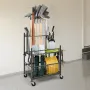 Arrangør af haveværktøj, 16 slots med kroge