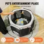 Foldable Pet Playpen, 36 inch Portable Dog Playpen, Crate Kennel for Puppy, Dog, Cat, Premium Waterproof 600D Oxford Cloth, Remo