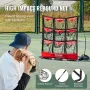 9 Hole Baseball Net, 49 "X42" Softball Baseball Training