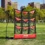 9 Hole Baseball Net, 49"x42" Softball Baseball Training Equipment for Hitting Pitching Practice, Portable Quick Assembly Trainer