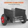 Panel Dolly 600 lbs gipsvæg dørvogn dolly med 8 "pneumatisk hjul