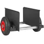 Panel Dolly 600 lbs gipsvæg dørvogn dolly med 8 "pneumatisk hjul