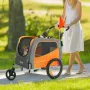 Dogcykeltrailer, understøtter op til 66 kg, 2-i-1 Pet