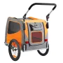 Dogcykeltrailer, understøtter op til 66 kg, 2-i-1 Pet