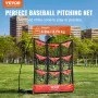 9 Hole Baseball Net, 36 "X30" Softball Baseball Training