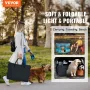 Foldable Pet Playpen, 44'' x 44'' x 24'' Portable Dog Playpen, Crate Kennel for Puppy, Dog, Cat, Waterproof 600D Oxford Cloth, R