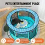 Foldable Pet Playpen, 44'' x 44'' x 24'' Portable Dog Playpen, Crate Kennel for Puppy, Dog, Cat, Waterproof 600D Oxford Cloth, R