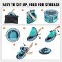 Foldbar kæledyrs playpen, 44 '' x 44 '' x 24 '' Portable Dog