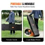 Rifle Case, Rifle Hard Case with 3 Layers Fully-protective Foams, 50 inch lockable Hard Gun Case with Wheels, IP67 Waterproof & 