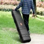 Rifle Case, Rifle Hard Case with 3 Layers Fully-protective Foams, 50 inch lockable Hard Gun Case with Wheels, IP67 Waterproof & 