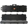 Rifle Case, Rifle Hard Case with 3 Layers Fully-protective Foams, 50 inch lockable Hard Gun Case with Wheels, IP67 Waterproof & 