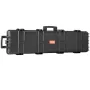 Rifle Case, Rifle Hard Case with 3 Layers Fully-protective Foams, 50 inch lockable Hard Gun Case with Wheels, IP67 Waterproof & 