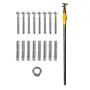 Attic Ladder Telescoping, 350 pund kapacitet, 39,37 "x 23,6"