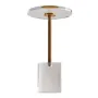 Klar akryl slutbord, akryl sidebord med en solid base, 11,9 x