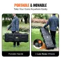 Rifle Case, Rifle Hard Case with 3 Layers Fully-protective Foams, 42 inch lockable Hard Gun Case with Wheels, IP67 Waterproof & 