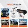 Train Horns Kit, 4 Trumpet Air Horn Kit, 150dB Train Horns for Pickup Trucks, 12V 160 psi Air Compressor 2.6 Gal/10 L Tank with 