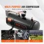 12V luftkompressor med 0,8 gal/3L tank ombord